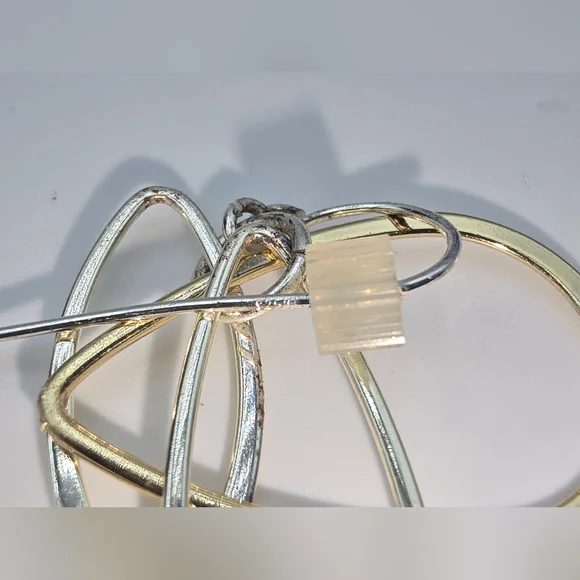 Sterling Silver Layered Dangle Earrings - Picture 6 of 7